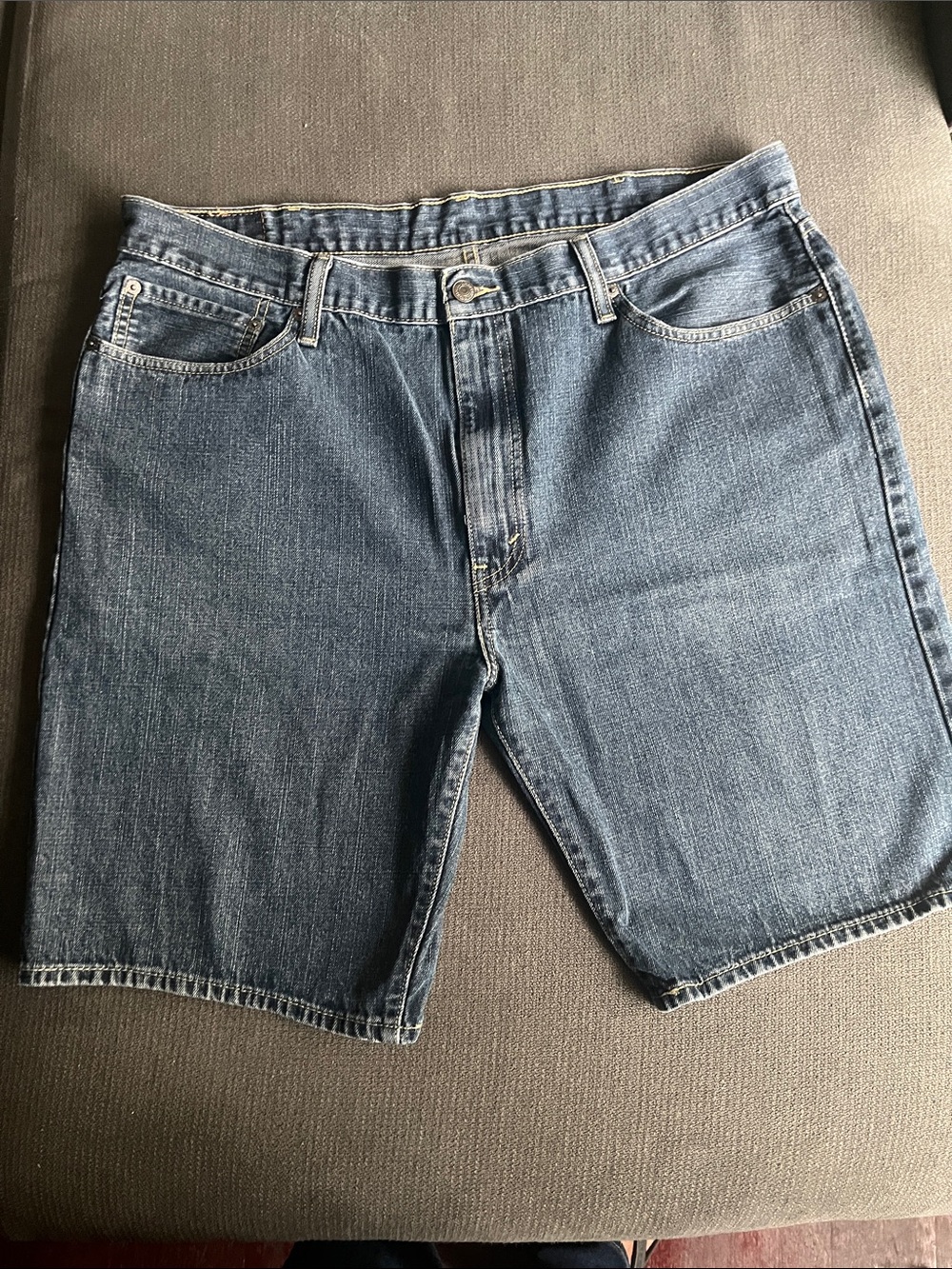 Levi's Men's Denim Cutoff Shorts - Medium Blue